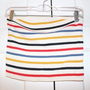 American Eagle Striped Tube Top